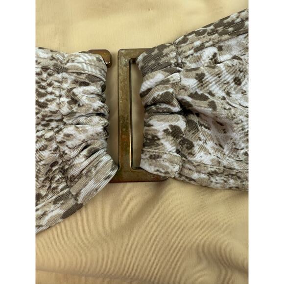 Ramy Brook One Piece Printed Cassia One Shoulder Sequin Swimsuit Size XS - Picture 4 of 9